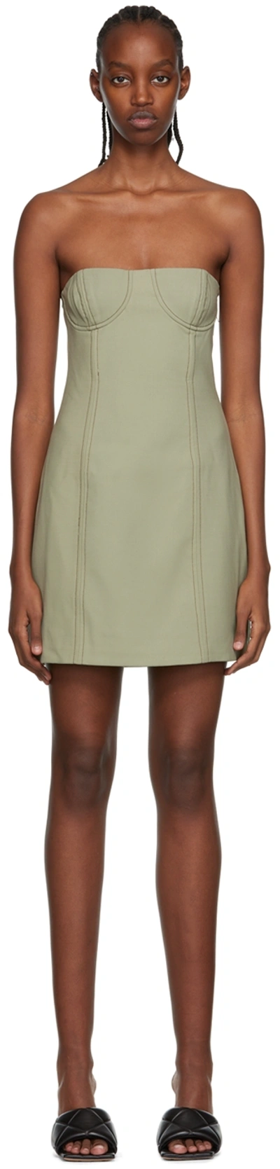 Sir Green Adrien Minidress In Sage