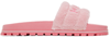 Marc Jacobs Pink 'the Terry Slide' Sandals In 671 Quartz Pink