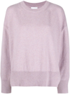 Barrie Fine-knit Cashmere Jumper In Purple