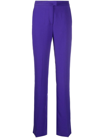 The Andamane Straight-leg Tailored Trousers In Viola