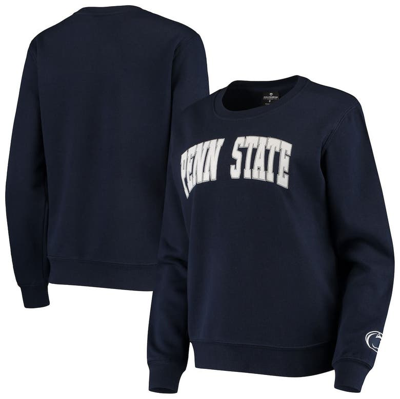 Colosseum Navy Penn State Nittany Lions Campanile Pullover Sweatshirt