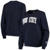 Colosseum Navy Penn State Nittany Lions Campanile Pullover Sweatshirt In Navy