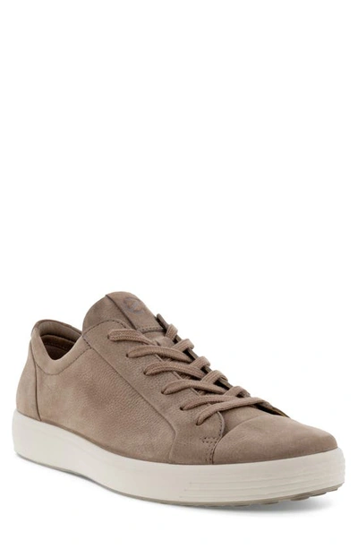 Ecco Soft 7 City Sneaker In Taupe/ Taupe