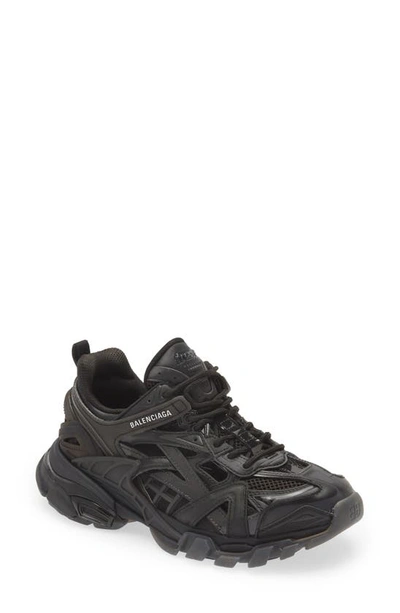 Balenciaga Track.2 Open Sneaker In Black