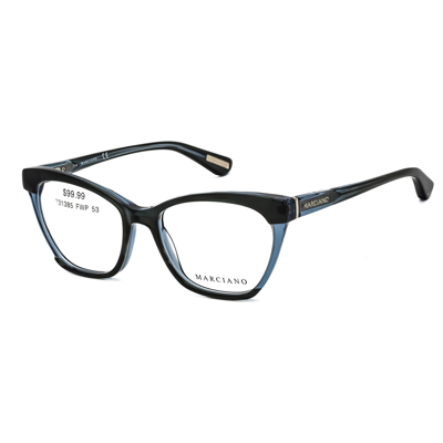 Guess By Marciano Unisex Blue Cat Eye Eyeglass Frames Gm0287-309253