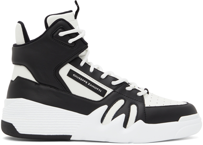 Giuseppe Zanotti Black & White Talon Sneakers