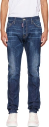 DSQUARED2 BLUE FADED COOL GUY JEANS