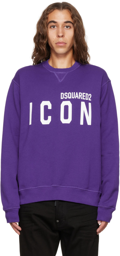 Dsquared2 Purple Icon Cool Sweatshirt