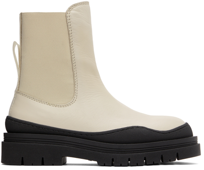 See By Chloé Off-white Alli Chelsea Boots In Ivory