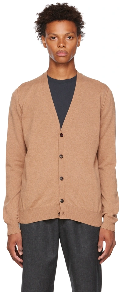 MAISON MARGIELA BROWN KNIT CARDIGAN