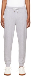 Brunello Cucinelli Straight Leg Cotton Blend Sweatpants In C9300 Grey