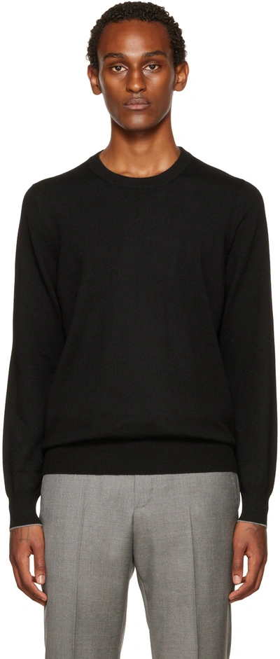 Brunello Cucinelli Fine-knit Cotton Jumper In Black