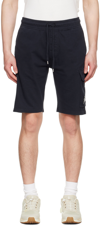C.p. Company C.p.company Bermuda Sweatshirt In 888 Total Eclipse