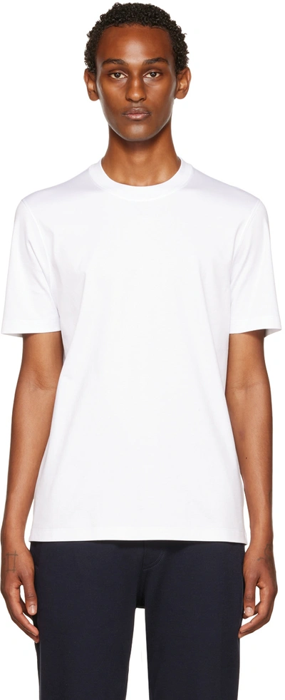 Brunello Cucinelli White Basic T-shirt In C6159 White
