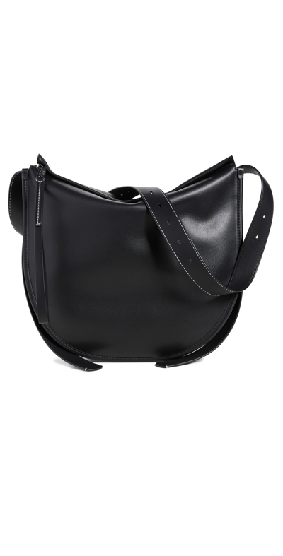 Proenza Schouler White Label Baxter Leather Bag In Black