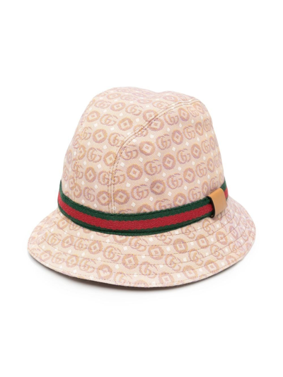 Gucci Kids' Gg Canvas Bucket Hat In Multi