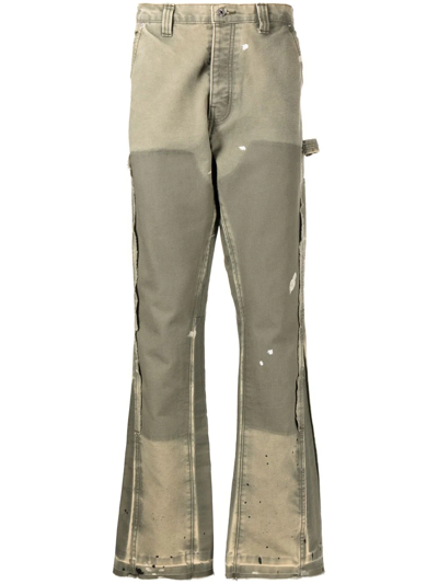 Gallery Dept. La Carpenter Flared-leg Trousers In Moss