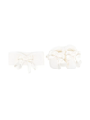 La Perla Bow-detail Booties & Headband Set In Neutrals