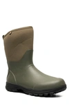 Bogs Sauvie Basin Waterproof Rain Boot In Olive Multi