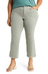 Wit & Wisdom 'ab'-solution Mid Rise Crop Pants In Deep Seagrass