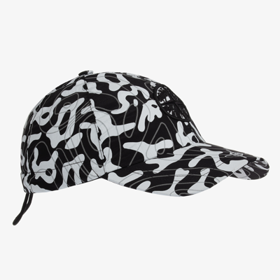 Stone Island Junior Kids' Boys Black & White Camo Cap