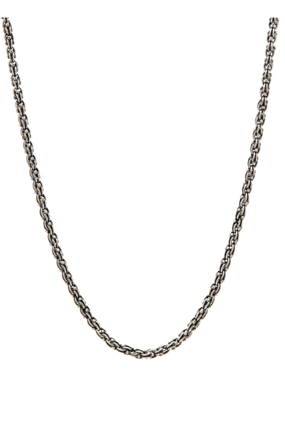 John Varvatos Collection Sterling Silver Artisan Metals Chain Link Necklace, 24