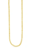 Sterling Forever 14k Yellow Gold Plated Mixed Mariner Chain Necklace In Gold