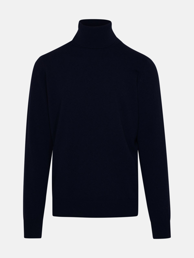 Borgo Asolo Cashmere Turtleneck Sweater In Blue