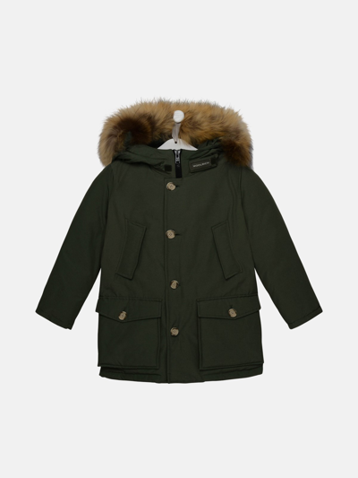 Woolrich Kids' Artic Ramar Parka In Green