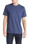 Travismathew The Crew Performance T-shirt In True Navy/ Black