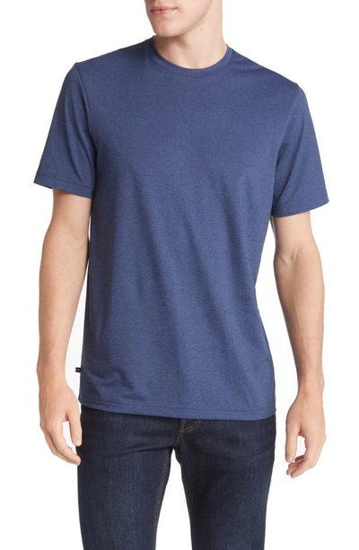 Travismathew The Crew Performance T-shirt In True Navy/black