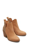 TOMS EVERLY LEATHER CUTOUT BOOTIE