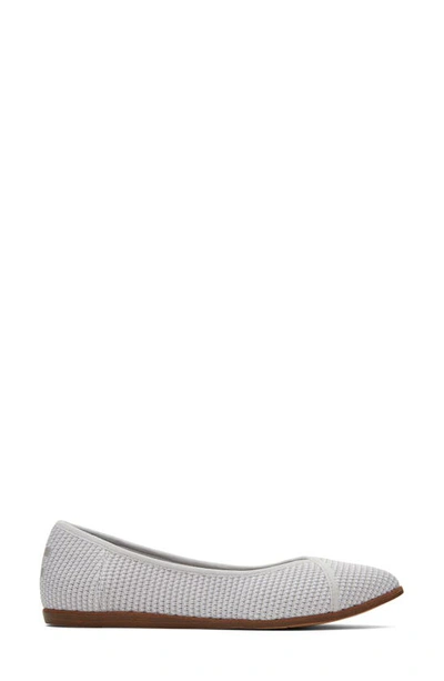 Toms Katie Knit Flat In Grey