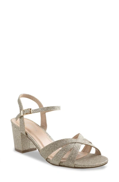 Paradox London Pink Colette Strappy Sandal In Champagne