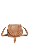 Chloé Marcie Small Shoulder Bag In Light Tan