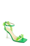 MACH & MACH FRENCH BOW SQUARE TOE SANDAL