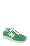 New Balance 574 Classic Sneaker In Green/ White