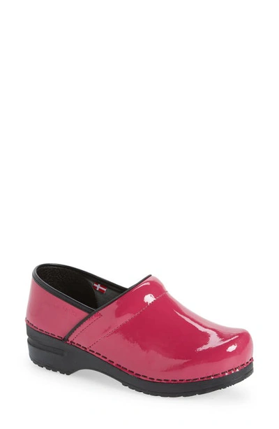 Sanita Professional Clog In Fuchsia 079