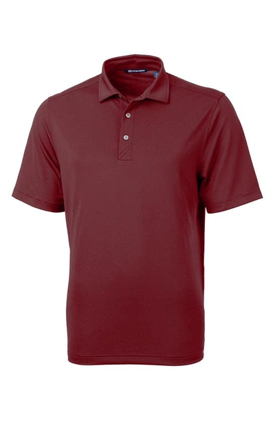 Cutter & Buck Virtue Eco Piqué Recycled Blend Polo In Bordeaux