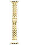 Kate Spade Women's Goldtone Stainless Steel Scalloped Apple Watch Bracelet/20mm In Gold