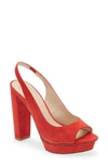 Pelle Moda Palma Slingback Sandal In Flame