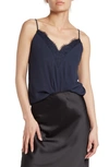 Melrose And Market Lace Cami In Navy Blazer