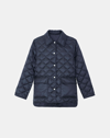 Lafayette 148 Regenerated Poly Tech Quilted Down Reversible Jacket In Black