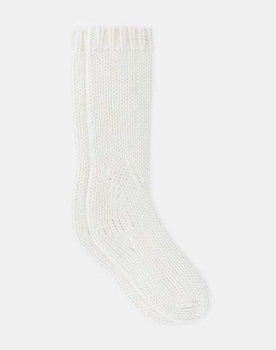 Lafayette 148 Cashmere Socks In White
