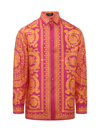 VERSACE VERSACE BAROQUE PATTERN LONG SLEEVED SHIRT