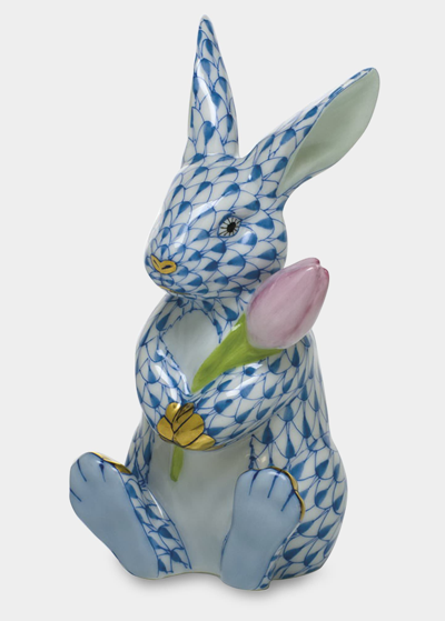 Herend Blossom Bunny Figurine
