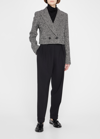 LAFAYETTE 148 WAVERLY PLEATED TAPERED PANTS