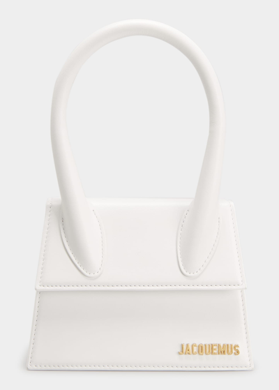 Jacquemus Le Chiquito Moyen Top-handle Bag In White