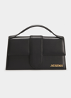Jacquemus Le Grand Bambino Leather Crossbody Bag In Black