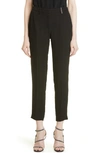 Fabiana Filippi High Waist Bead Detail Ankle Pants In Black